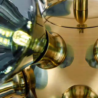 Auther Sputnik Glass Chandelier