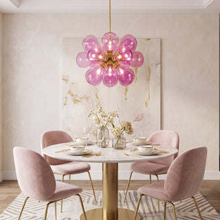 Auther Sputnik Glass Chandelier
