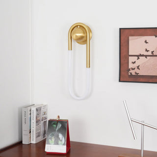 Axis LED Loop Sconce