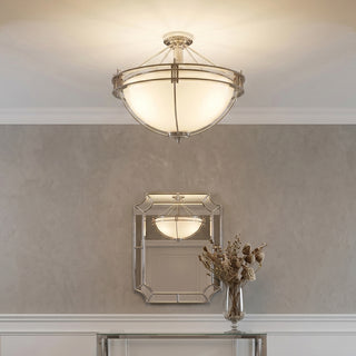 Beckett Glass Bowl Flush Mount