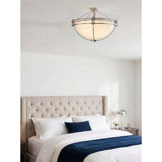 Beckett Glass Bowl Flush Mount