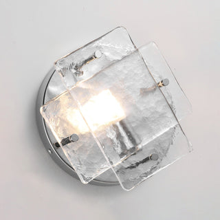 Bergen Ice Glass Sconce