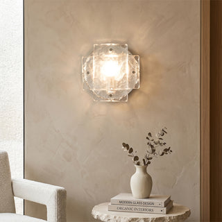 Bergen Ice Glass Sconce