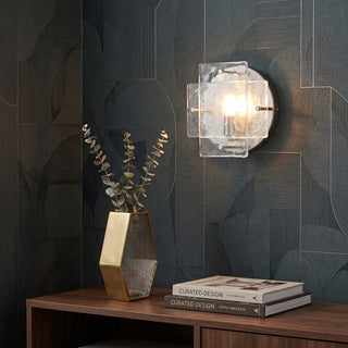 Bergen Ice Glass Sconce