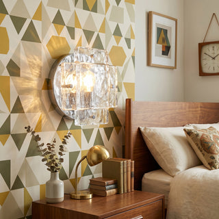 Bergen Ice Glass Sconce