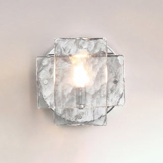 Bergen Ice Glass Sconce