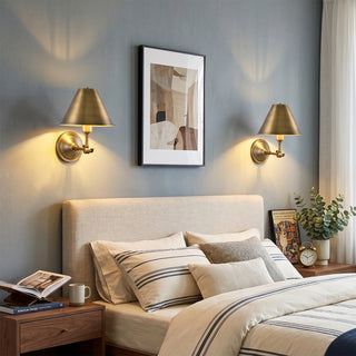 Bicklett Articulated Brass Sconce