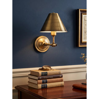Bicklett Articulated Brass Sconce
