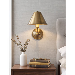 Bicklett Articulated Brass Sconce