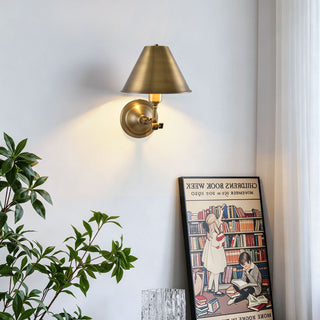 Bicklett Articulated Brass Sconce