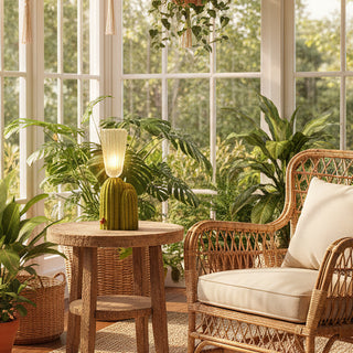 Cactus Resin Table Lamp