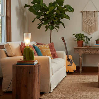 Cactus Resin Table Lamp