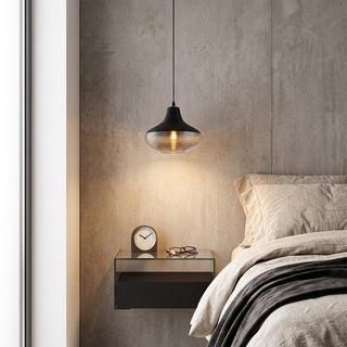 Cadence Ribbed Glass Pendant Lamp