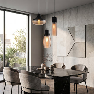 Cadence Ribbed Glass Pendant Lamp