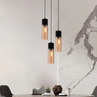 Cadence Ribbed Glass Pendant Lamp