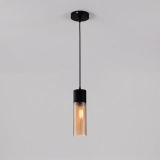 Cadence Ribbed Glass Pendant Lamp