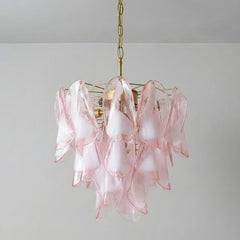 Antique Copper & Pink Cloud Glass