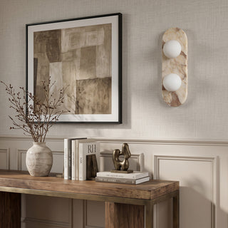 Calantha Capsule Marble Sconce