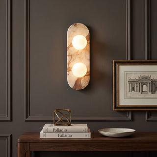 Calantha Capsule Marble Sconce