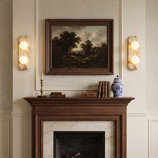 Calantha Capsule Marble Sconce