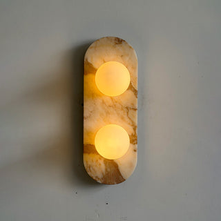 Calantha Capsule Marble Sconce