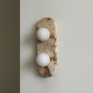 Calantha Capsule Marble Sconce