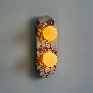 Calantha Capsule Marble Sconce