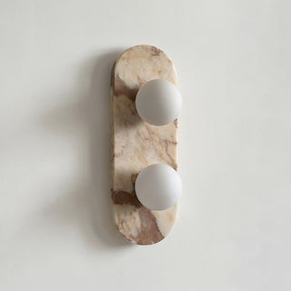 Calantha Capsule Marble Sconce