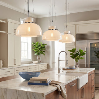 Caliber Opal Dome Pendant Lamp