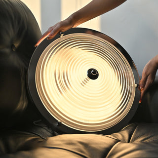 Callisto Ribbed Glass Flush Mount