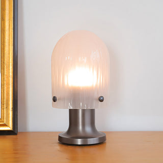 Callum Ribbed Glass Portable Lamp