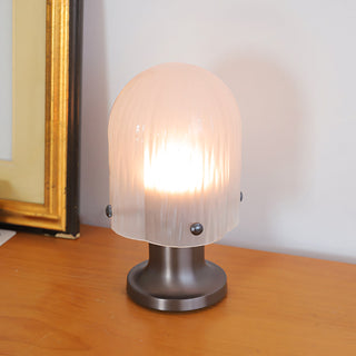 Callum Ribbed Glass Portable Lamp