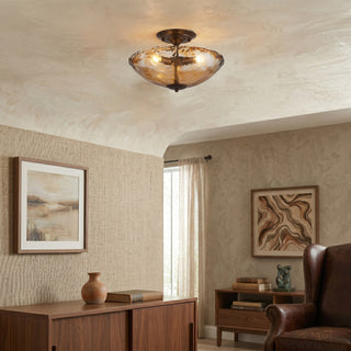Cambria Glass Flush Mount