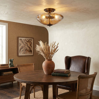 Cambria Glass Flush Mount