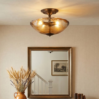 Cambria Glass Flush Mount
