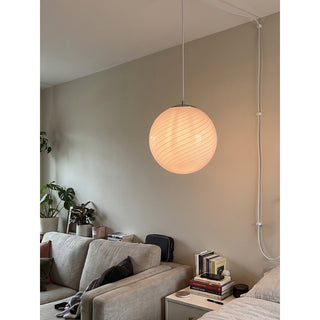 Candy Swirl Plug-In Swag Light