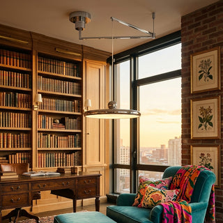 Cantilever Swing-Arm Pendant Lamp