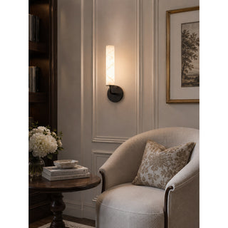 Casoria Alabaster Cylinder Sconce