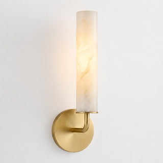 Casoria Alabaster Cylinder Sconce