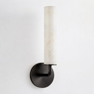 Casoria Alabaster Cylinder Sconce