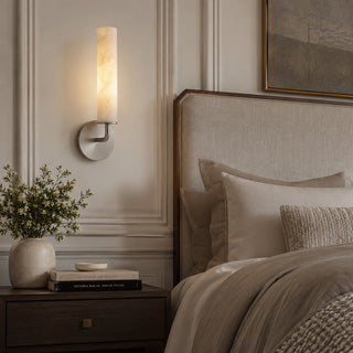 Casoria Alabaster Cylinder Sconce