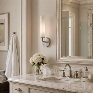 Casoria Alabaster Cylinder Sconce