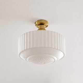 Cassian Fluted Flush Mount