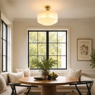 Cassian Fluted Flush Mount