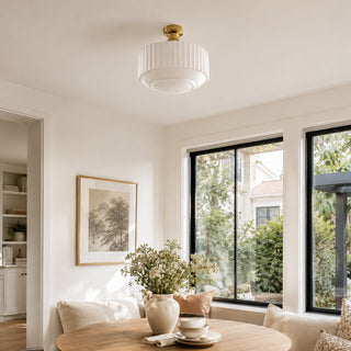 Cassian Fluted Flush Mount