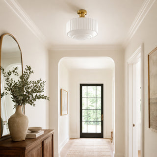 Cassian Fluted Flush Mount
