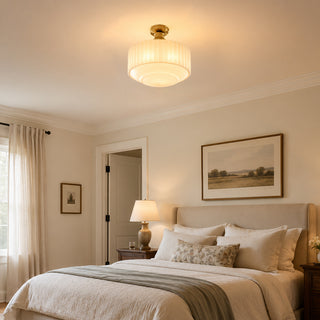 Cassian Fluted Flush Mount