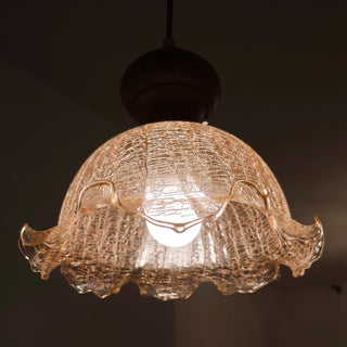 Cecelia Ruffled Glass Pendant Lamp