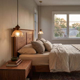 Cecelia Ruffled Glass Pendant Lamp