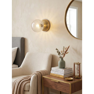 Celeste Optical Swirl Sconce